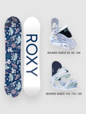 Roxy Poppy Package - Sm 2026 Kids Snowboard Set - buy now | ID-755711